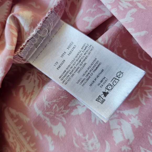 Columbia PFG Omni-Shade Tropical Coral Palm Tree Button Up‎ Shirt Red White M - Picture 13 of 14